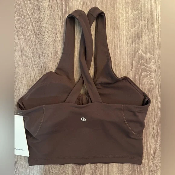 New with tags Lululemon Align Key Hole Halter Tank Top, Espresso, Size 6. Brown. - Picture 6 of 12